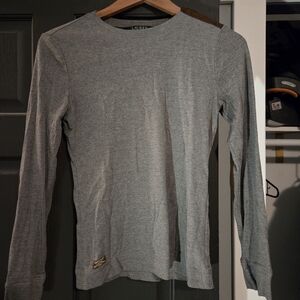 Gray Long Sleeve Women's Shirt